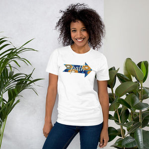 Path African Print Color Short-Sleeve Unisex T-Shirt YaYa+Rule