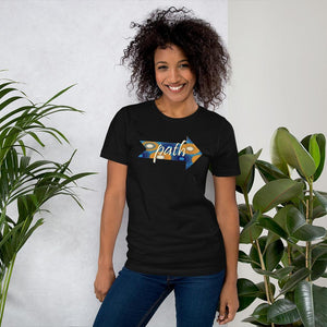 Path African Print Color Short-Sleeve Unisex T-Shirt YaYa+Rule