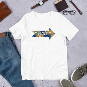 Path African Print Color Short-Sleeve Unisex T-Shirt YaYa+Rule