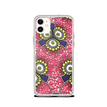 Load image into Gallery viewer, Pink African Print  iPhone Case YaYa+Rule