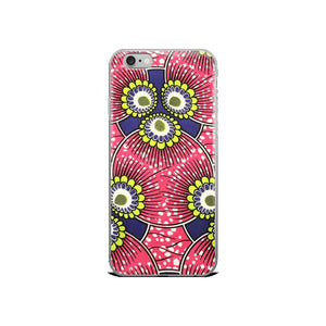 Pink African Print  iPhone Case YaYa+Rule