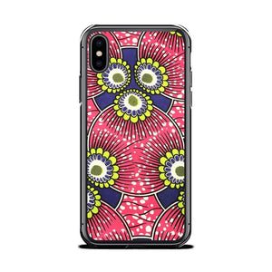 Pink African Print  iPhone Case YaYa+Rule