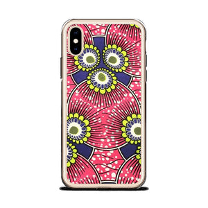 Pink African Print  iPhone Case YaYa+Rule