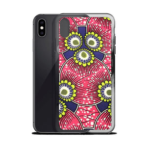 Pink African Print  iPhone Case YaYa+Rule