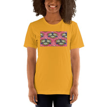 Load image into Gallery viewer, Pink Flower African Print Color Short-Sleeve Unisex T-Shirt YaYa+Rule