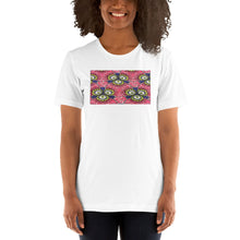Load image into Gallery viewer, Pink Flower African Print Color Short-Sleeve Unisex T-Shirt YaYa+Rule
