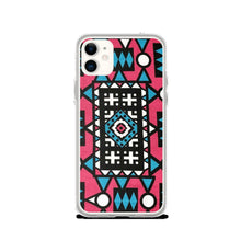Load image into Gallery viewer, Pink &amp; Blue African Print iPhone Case YaYa+Rule
