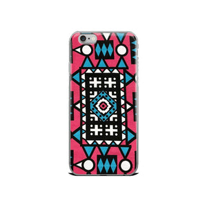 Pink & Blue African Print iPhone Case YaYa+Rule
