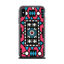 Load image into Gallery viewer, Pink &amp; Blue African Print iPhone Case YaYa+Rule