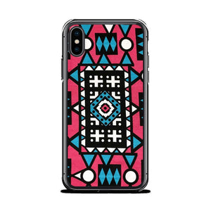 Pink & Blue African Print iPhone Case YaYa+Rule