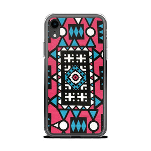 Pink & Blue African Print iPhone Case YaYa+Rule