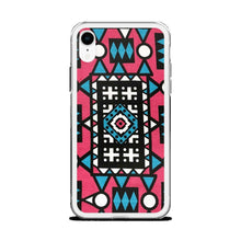 Load image into Gallery viewer, Pink &amp; Blue African Print iPhone Case YaYa+Rule