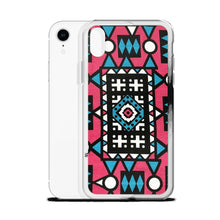 Load image into Gallery viewer, Pink &amp; Blue African Print iPhone Case YaYa+Rule