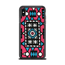 Load image into Gallery viewer, Pink &amp; Blue African Print iPhone Case YaYa+Rule