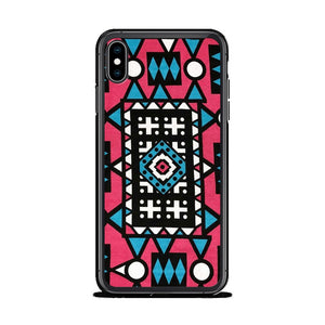 Pink & Blue African Print iPhone Case YaYa+Rule