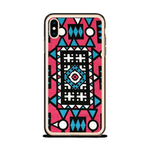Load image into Gallery viewer, Pink &amp; Blue African Print iPhone Case YaYa+Rule