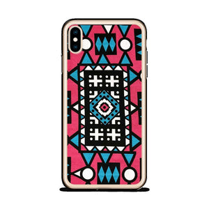Pink & Blue African Print iPhone Case YaYa+Rule