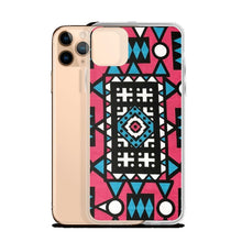 Load image into Gallery viewer, Pink &amp; Blue African Print iPhone Case YaYa+Rule