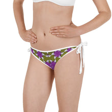 Load image into Gallery viewer, Purple Yellow African Print Bikini Bottom YaYa+Rule