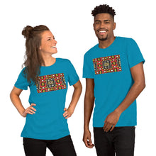 Load image into Gallery viewer, Red African Print Color Short-Sleeve Unisex T-Shirt YaYa+Rule