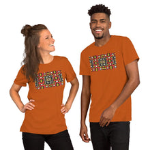 Load image into Gallery viewer, Red African Print Color Short-Sleeve Unisex T-Shirt YaYa+Rule