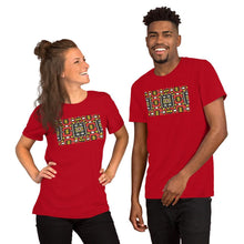 Load image into Gallery viewer, Red African Print Color Short-Sleeve Unisex T-Shirt YaYa+Rule