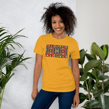 Load image into Gallery viewer, Red African Print Color Short-Sleeve Unisex T-Shirt YaYa+Rule