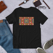 Load image into Gallery viewer, Red African Print Color Short-Sleeve Unisex T-Shirt YaYa+Rule