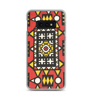 Red African Print Samsung Case YaYa+Rule