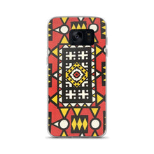 Load image into Gallery viewer, Red African Print Samsung Case YaYa+Rule