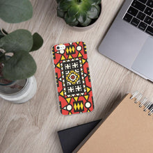 Load image into Gallery viewer, Red African Print iPhone Case YaYa+Rule