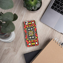 Load image into Gallery viewer, Red African Print iPhone Case YaYa+Rule