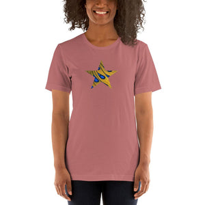 Star African Print Color Short-Sleeve Unisex T-Shirt YaYa+Rule