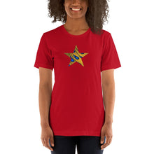 Load image into Gallery viewer, Star African Print Color Short-Sleeve Unisex T-Shirt YaYa+Rule