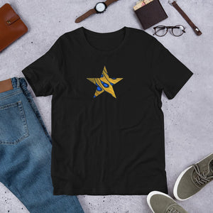 Star African Print Color Short-Sleeve Unisex T-Shirt YaYa+Rule