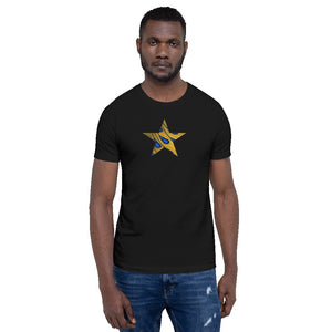 Star African Print Color Short-Sleeve Unisex T-Shirt YaYa+Rule