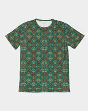 Load image into Gallery viewer, Teal African Print Ankara Kid&#39;s Tee Men&#39;s Tee YaYa+Rule