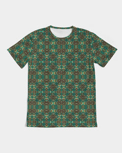 Teal African Print Ankara Kid's Tee Men's Tee YaYa+Rule