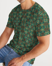 Load image into Gallery viewer, Teal African Print Ankara Kid&#39;s Tee Men&#39;s Tee YaYa+Rule