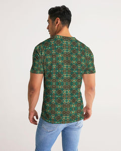 Teal African Print Ankara Kid's Tee Men's Tee YaYa+Rule