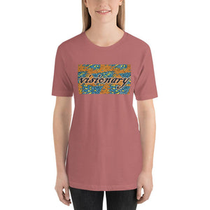 Visionary African Print Color Short-Sleeve Unisex T-Shirt YaYa+Rule