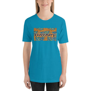 Visionary African Print Color Short-Sleeve Unisex T-Shirt YaYa+Rule