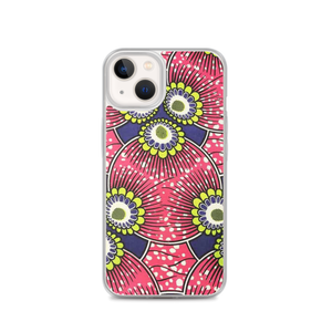 Pink African Print  iPhone Case