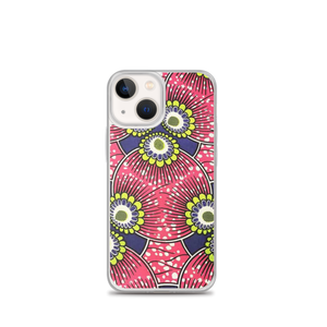 Pink African Print  iPhone Case