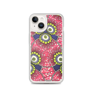 Pink African Print  iPhone Case