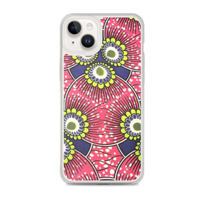 Pink African Print  iPhone Case
