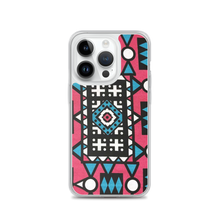 Load image into Gallery viewer, Pink &amp; Blue African Print iPhone Case