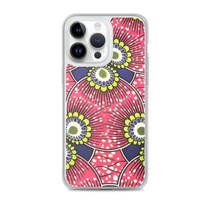 Pink African Print  iPhone Case