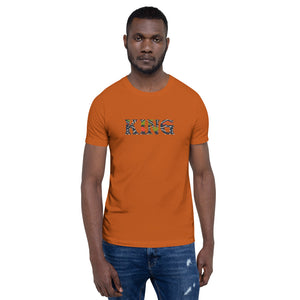 King African Print Color Short-Sleeve T-Shirt